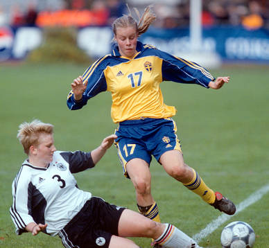 Sofie Andersson, Sverige och Susanne Kasperczyk, Tyskland