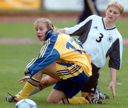 Sofie Andersson, Sverige och Susanne Kasperczyk, Tyskland