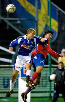 Robert Andersson, Halmstad och Mikael Gustavsson,