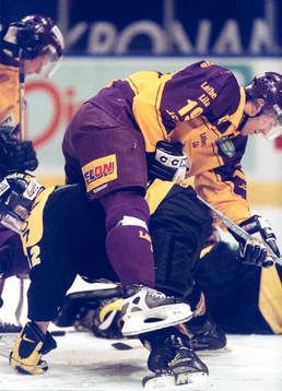 Peter Nordström, Färjestad och Santeri Heiskanen, AIK
