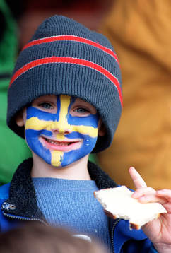 Sverige, Supporter, knatte
