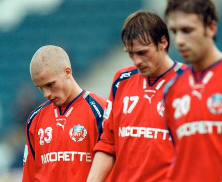 Christoffer Andersson, Michael Hansson och Rade Prica,