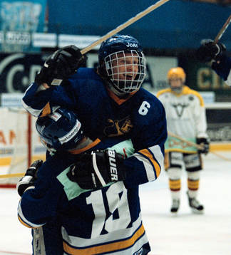 Ishockey, TV-pucken, Värmland - Göteborg. Fred Wikner,