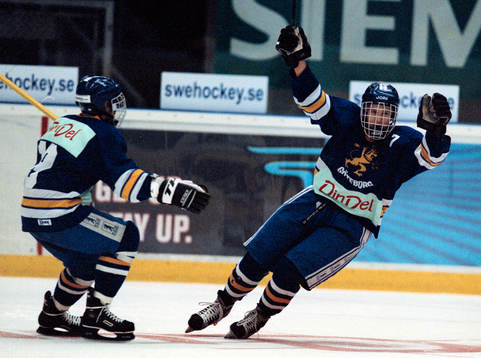 Ishockey, TV-pucken, Värmland - Göteborg. Göteborgs