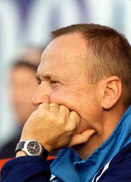 Fotboll, Allsvenskan,  Sören Åkeby, tränare Djurgården