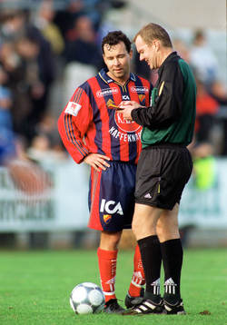 Stefan Rehn, Djurgården och Karl-Erik Olsson, domare