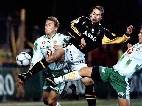 Fotboll, Allsvenskan, AIK - Hammarby. Andreas Alm, AIK,