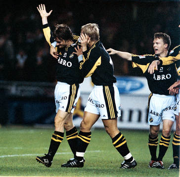 Fotboll, Allsvenskan, AIK - Hammarby. Mats Rubarth, AIK