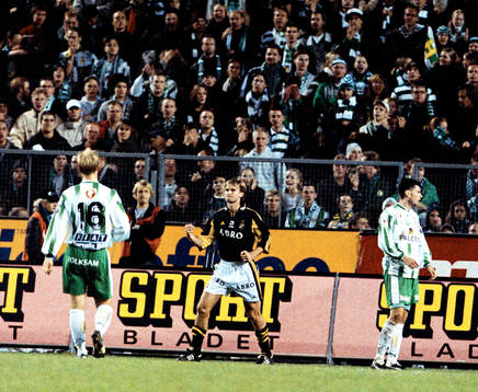 Fotboll, Allsvenskan, AIK - Hammarby. Andreas Andersson,