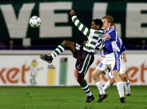 fotboll, Uefa-Cupen, Halmstad - Sporting Portugal (Sporting