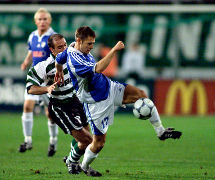 fotboll, Uefa-Cupen, Halmstad - Sporting Portugal (Sporting