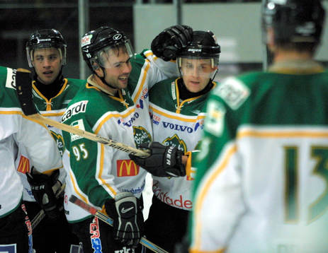 Jesper Jäger och Göran Hermansson, Björklöven, jubel