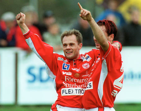 Fotboll, superettan, Mjällby - Kalmar. Håkan Lindqvist,