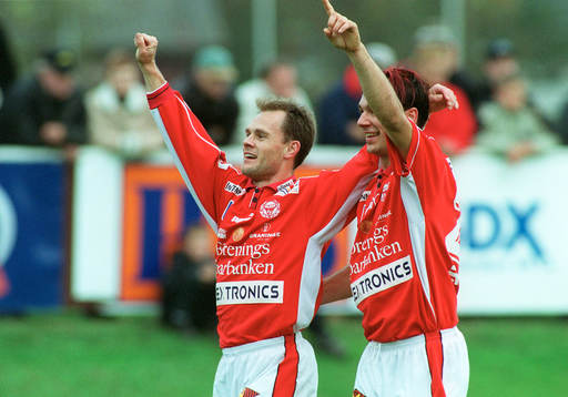 Fotboll, superettan, Mjällby - Kalmar. Håkan Lindqvist,