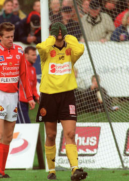 Fotboll, superettan, Mjällby - Kalmar. Marcus Ringberg,