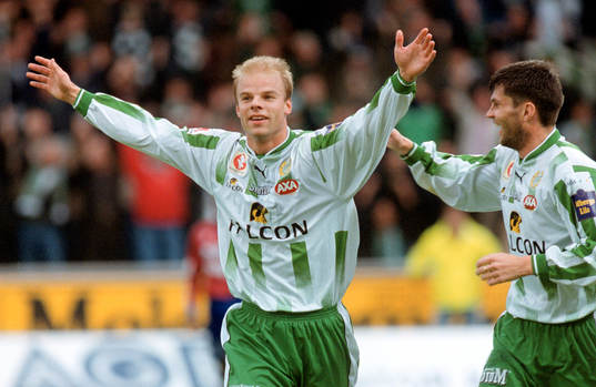 Andreas Hermansson och Trym Bergman, Hammarby, jubel