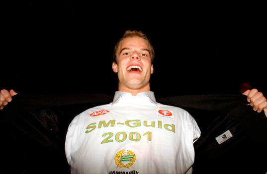 1 Fotboll, SM - guld.  Andreas Hermansson, Hammarby
