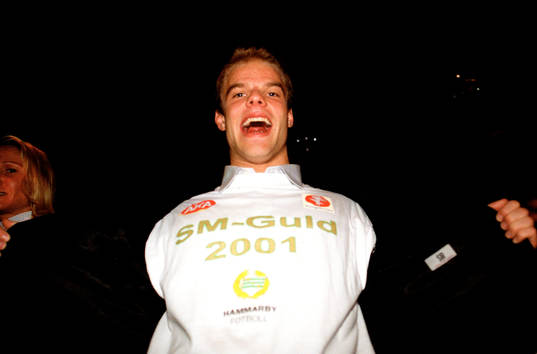 1 Fotboll, SM - guld.  Andreas Hermansson, Hammarby