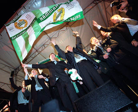 Hammarby firar SM-guldet