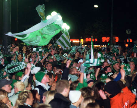 Hammarby firas av fansen