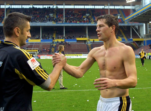 Thomas Lagerlöf och Nebojsa Novakovic, AIK