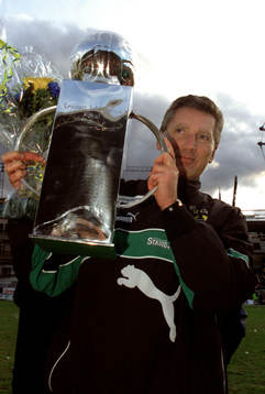 Sören Cratz, Hammarby, med Lennart Johanssons pokal