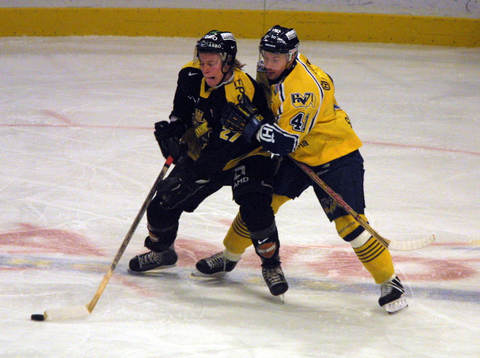 Ishockey, Elitserien. AIK- HV71. Peter Kumpulainen, AIK och