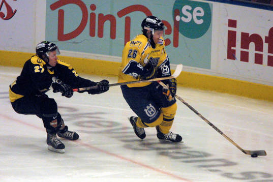 Ishockey, Elitserien. AIK- HV71. Peter Kumpulainen, AIK och