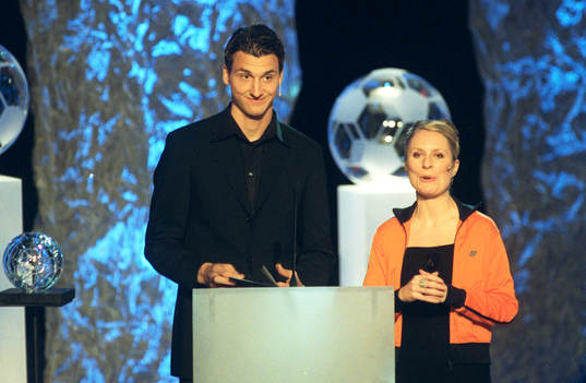 Zlatan Ibrahimovic och Annika Lantz