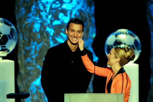 Annika Lantz och Zlatan Ibrahimovic