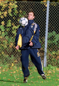 Fotboll, Sverige, U21, Träning, Kennedy Bakircioglu