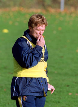 Fotboll, Sverige, U21, Träning, Göran Göransson