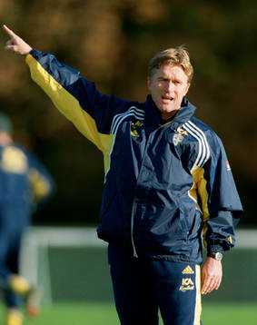 Fotboll, Sverige, U21, Träning, Göran Göransson