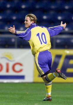 Frdrik Berglund jublar