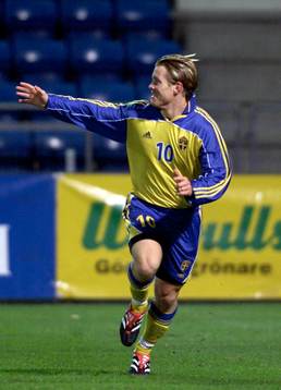 Frdrik Berglund jublar