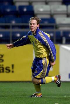 Fredrik Berglund jublar
