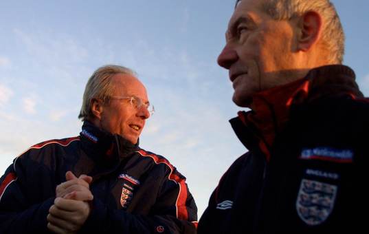 Fotboll, Englands träning, Tord Grip och Sven-Göran