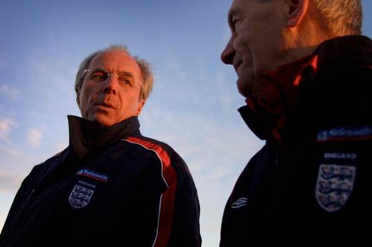 Fotboll, Englands träning, Tord Grip och Sven-Göran