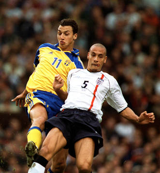 Zlatan Ibrahimovic, Sverige och Rio Ferdinand, England