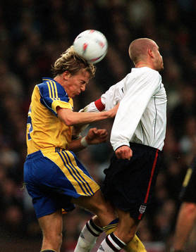 Erik Edman, Sverige och David Beckham, England