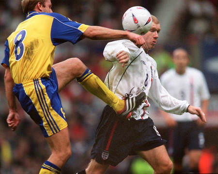 Paul Scholes, England och Håkan Mild, Sverige