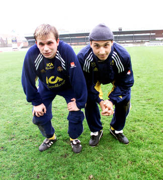 Tobias Linderoth och Zlatan Ibrahimovic