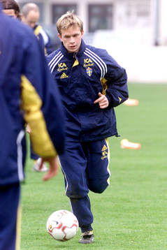 Fotboll, U21, EM-Kval, Förhands, Sverige, Tobias Linderoth