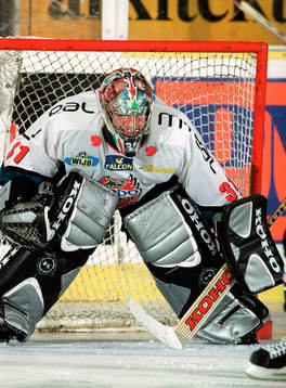 Ishockey, Elitserien, Peter Hirsch, Modo, Målvakt, Mask