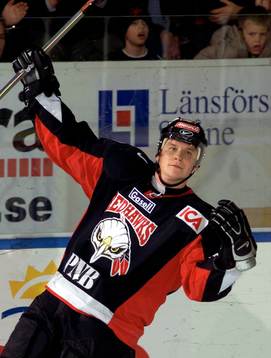 Ishockey, Elitserien, Malmö, Juha Riihijärvi jubel