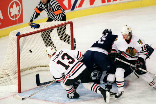 Ishockey, NHL, Edmonton - Chicago