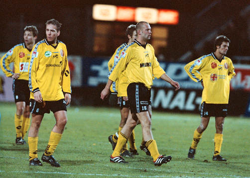 Fotboll, Kval till Allsvenskan. IFK Norrköping - Mjällby.