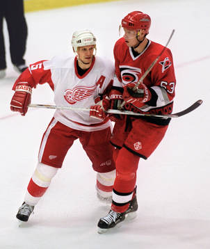 Nicklas Lidström, Detroit, Josef Vasicek, Carolina, NHL