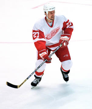 Fredrik Olausson, Detroit, NHL