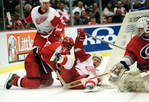 Ishockey, NHL, Detroit - Carolina